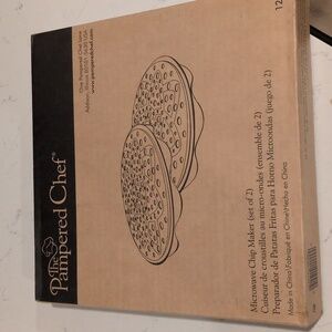 Pampered Chef Microwave Chip Maker NEW Fruit Veg